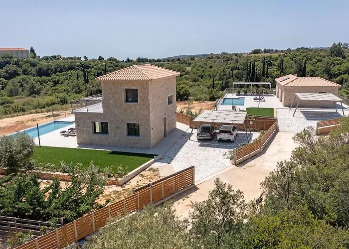 빌라 Brand New Kefalonia Stone - Trapezaki Tranquility *
