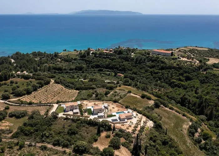 Brand New Kefalonia Stone - Trapezaki Tranquility 빌라 *
