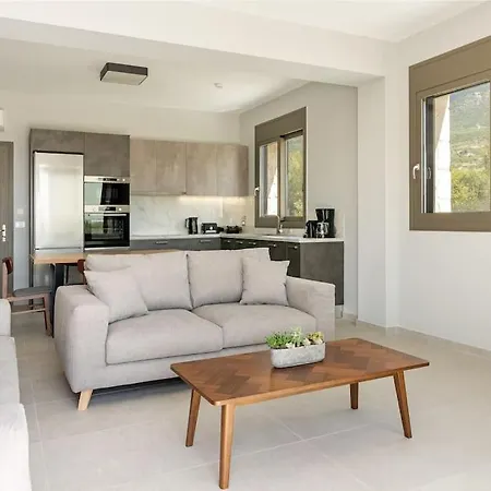 Brand New Kefalonia Stone - Trapezaki Tranquility Вилла *