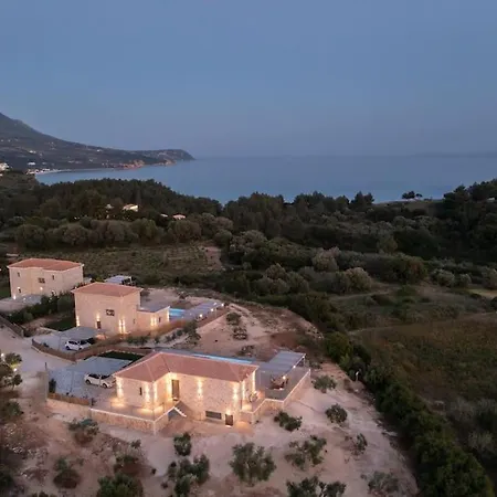 Вилла Brand New Kefalonia Stone - Trapezaki Tranquility *